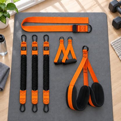 Kit Flexora de bande de résistance sur tapis gris