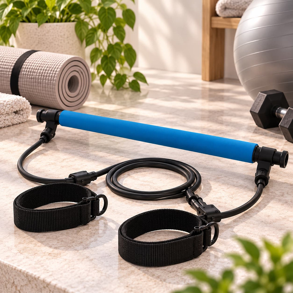 elastique musculation pilara bleu