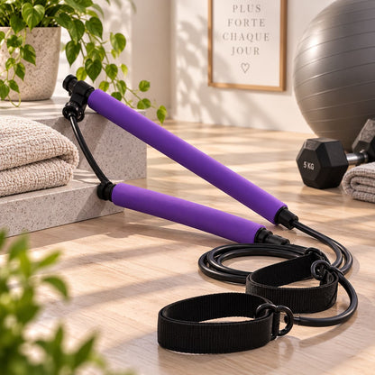 elastique musculation pilara violet