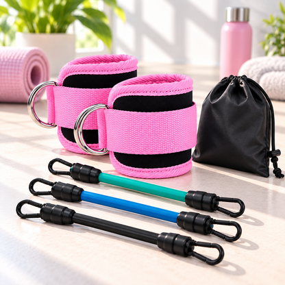 elastique sport flexicheville rose
