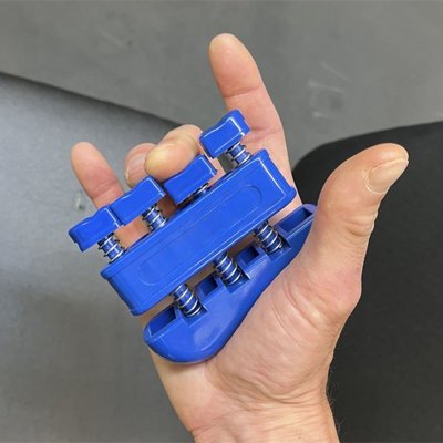 Hand grip pro-muscle bleu main